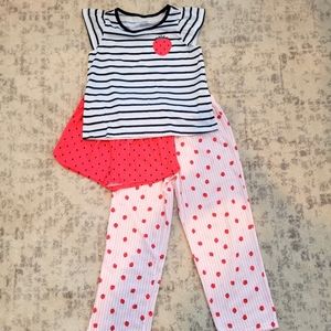 Carter's 3 piece pajamas set